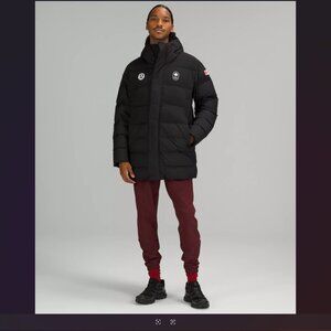 New without tag Lululemon Team Canada Men's Down Jacket COC Logo size XL black